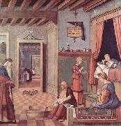 Vittore Carpaccio Maria Geburt oil painting